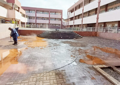 high pressure school cleaning