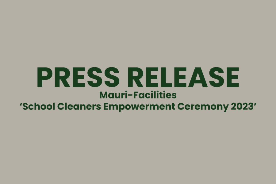 COMMUNIQUÉ DE PRESSE – Mauri Facilities célèbre l’épanouissement de ses ‘School Cleaners’